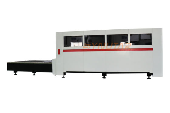 उच्च गति के साथ 1500W-6000W फाइबर शीट मेटल लेजर कटिंग मशीन