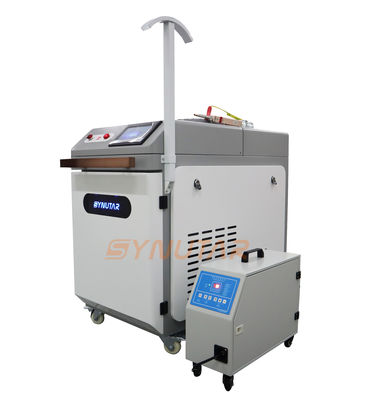 हैंडहेल्ड लेजर फाइबर वेल्डिंग मशीन 1500W / 1000W स्टेनलेस स्टील लेजर वेल्डर