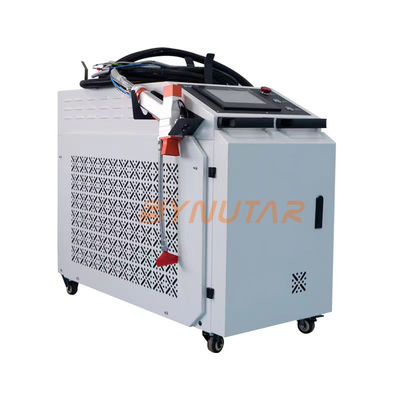 शिपयार्ड स्टील के लिए 220V / 50Hz हैंडहेल्ड लेजर क्लीनिंग मशीन 1000W