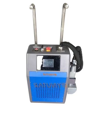 1064nm तरंग दैर्ध्य 100mm*100mm रेंज के साथ 100W लेजर क्लीनिंग मशीन CE प्रमाणित