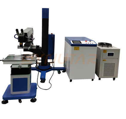 पावर कंप्यूटर कंट्रोल 0.2-20KW मोल्ड लेजर वेल्डिंग मशीन 1-50Hz लेजर पल्स आवृत्ति के साथ